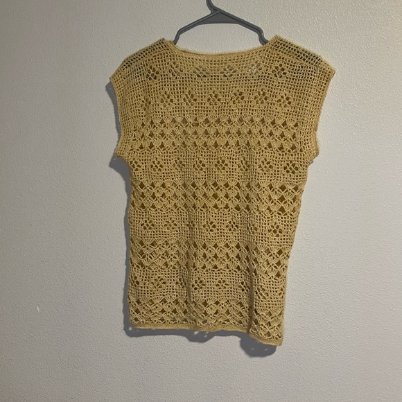Yellow crochet top - Picture 4 of 5